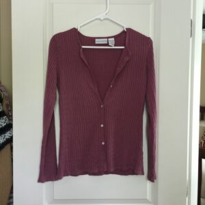 Jaclyn Smith Purple Sweater