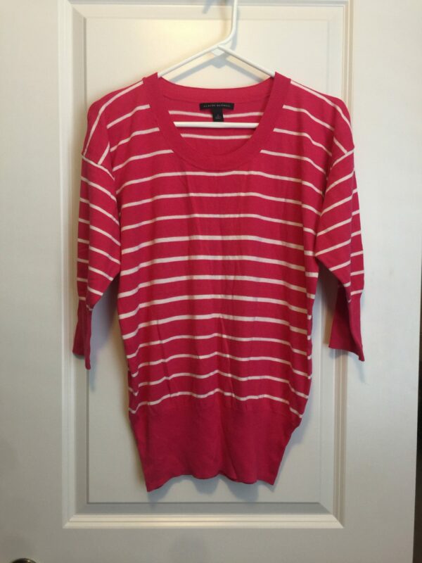 Banana republic pink medium three-quarter sleeve
