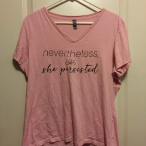 Nevertheless she persisted to XL
