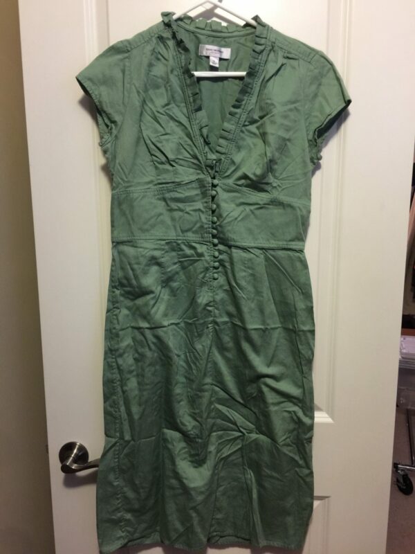 Isaac Mizrahi green dress size 10