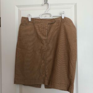 Loft size 10 brown corduroy skirt